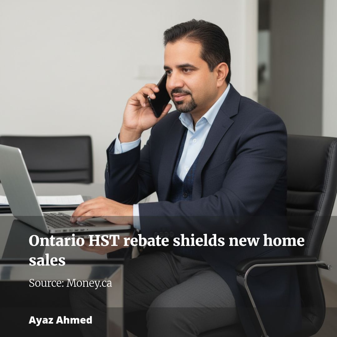Ontario HST rebate shields new home sales